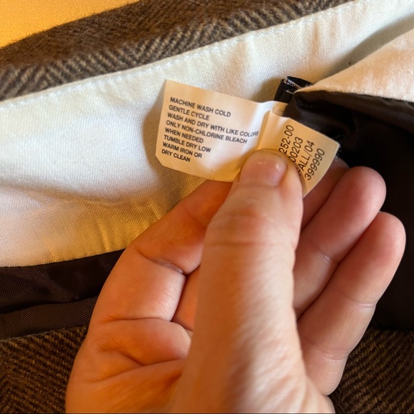 Wool Blend Brown A-Line Gap Skirt Size 4 - Picture 6 of 6